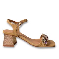 Lodi MIL4376 Gemstones Block Heel Sandals