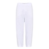 Micha S/S Micha 119 820 White Linen cropped Pants