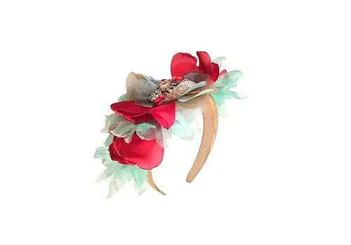 Flormoda Flormoda 24714 Red/Green Deco Headband