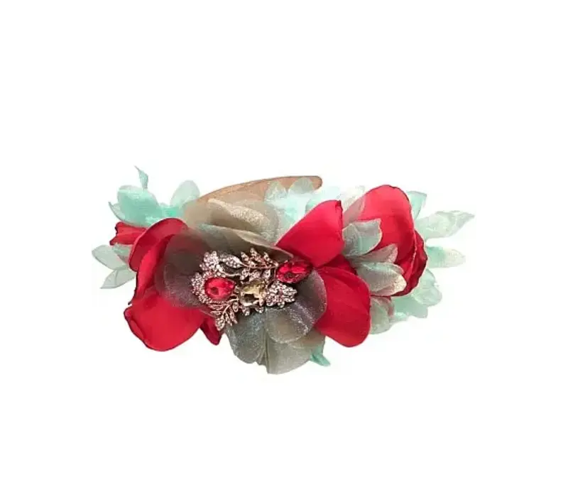Flormoda 24714 Red/Green Deco Headband