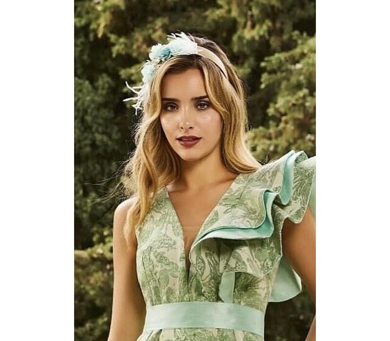 Flormoda 2266728 Teal multi Headband