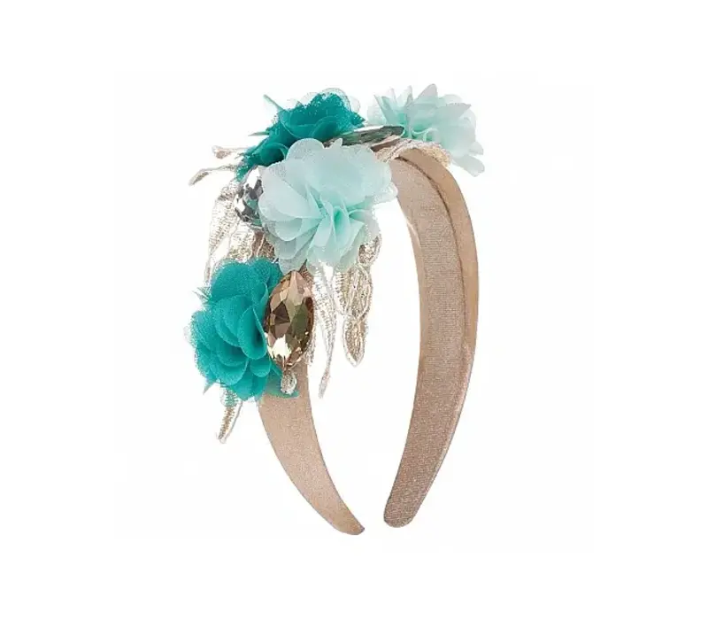 Flormoda 2266728 Teal multi Headband