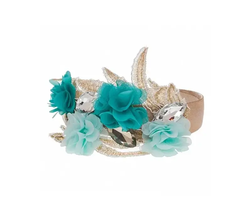 Flormoda 2266728 Teal multi Headband