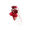 Flormoda Flormoda 24353 Red Headband with Netting