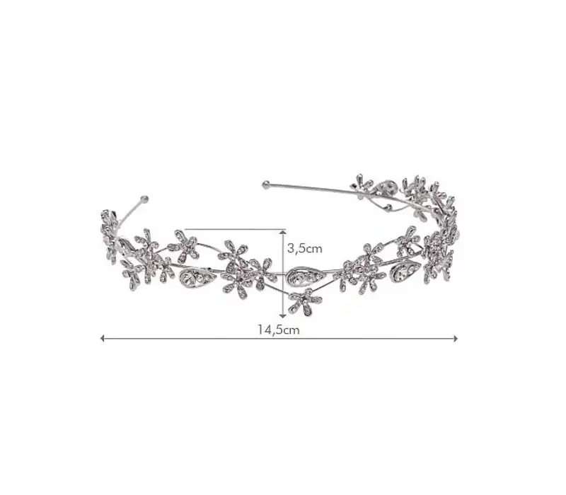 Flormoda 73951 Daisy Bridal Hairband