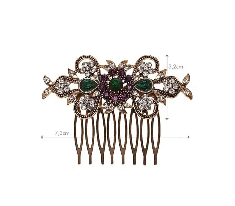 Flormoda 1261 Multicolour Hair Comb