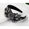 GF0001 Blk/Grey Deco Headband