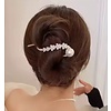 GF0005 Pearl Daisy Gold Hair Grip