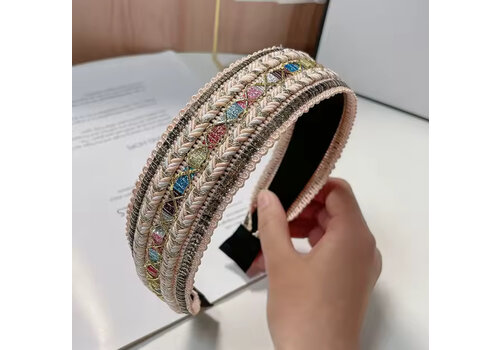 Footprints GF0009 Beige multi Retro Hairband