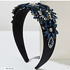 Footprints GF0015 Navy Jewelled/Crystal Headband
