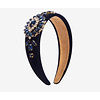 Footprints GF0017 Navy Gemstone Headband