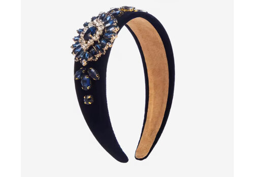 Footprints GF0017 Navy Gemstone Headband