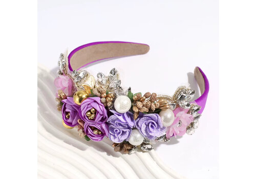 Footprints GF0018 Orchid Ornate Headband