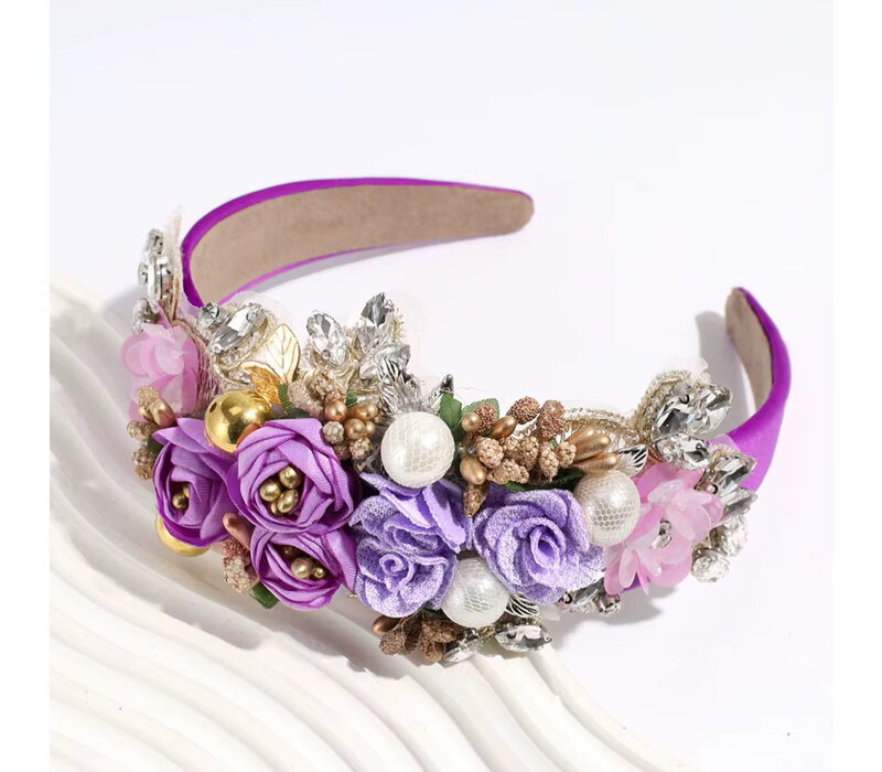 GF0018 Orchid Ornate Headband
