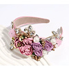 GF0018 Baby Pink Ornate Headband