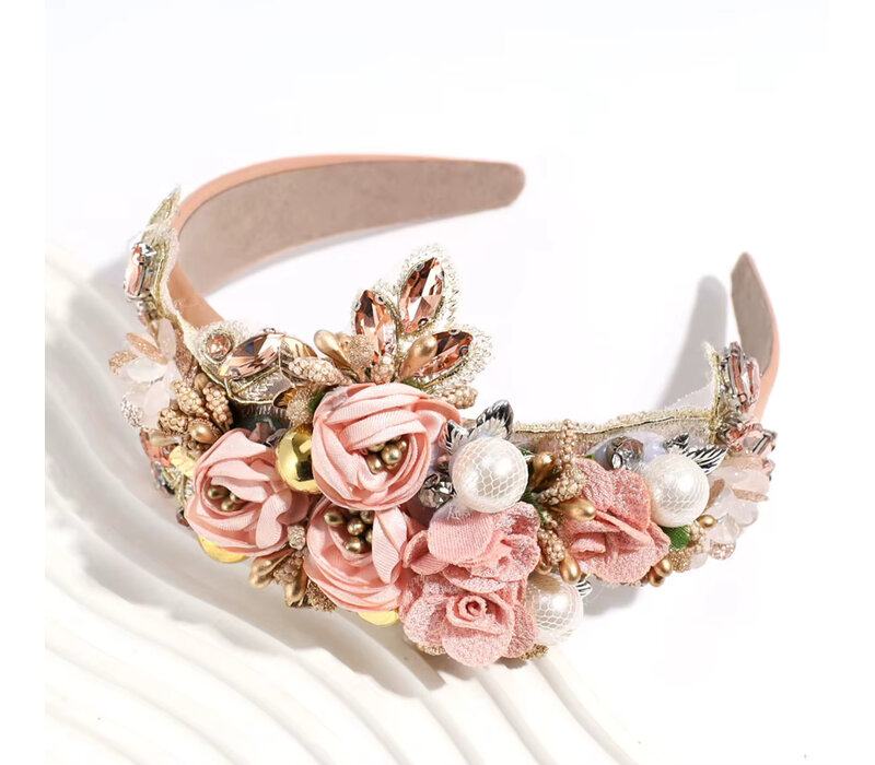GF0018 Peachy Ornate Headband