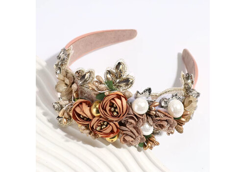 Footprints GF0018 Apricot Ornate Headband