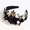 Footprints GF0018 Black Ornate Headband