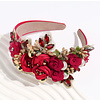 Footprints GF0018 Red Ornate Headband