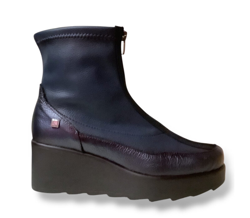 Jose Saenz 6429-H-CR Navy Wedge Boot