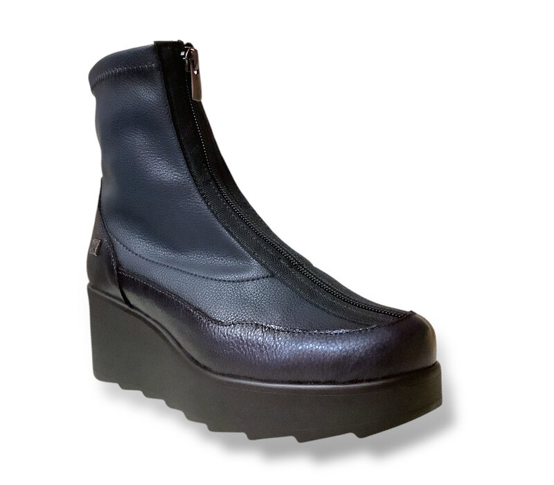 Jose Saenz 6429-H-CR Navy Wedge Boot