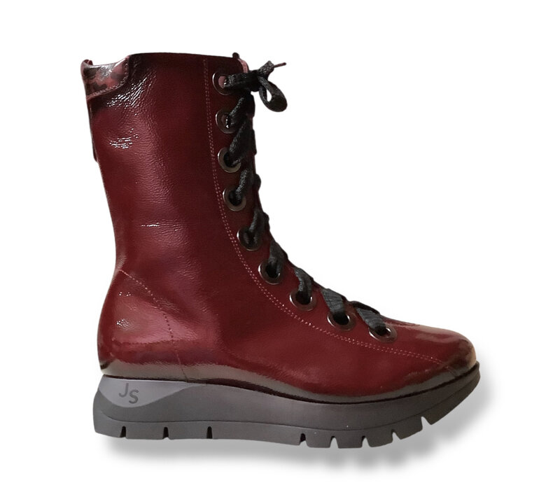 Jose Saenz 2272-NP-KP Bordo Patent Lace-ups