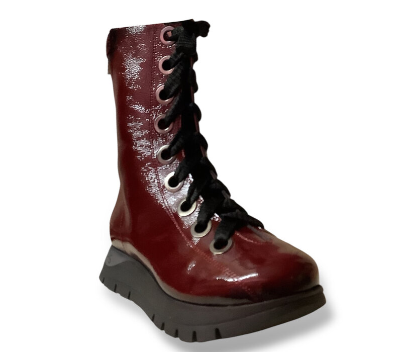 Jose Saenz 2272-NP-KP Bordo Patent Lace-ups