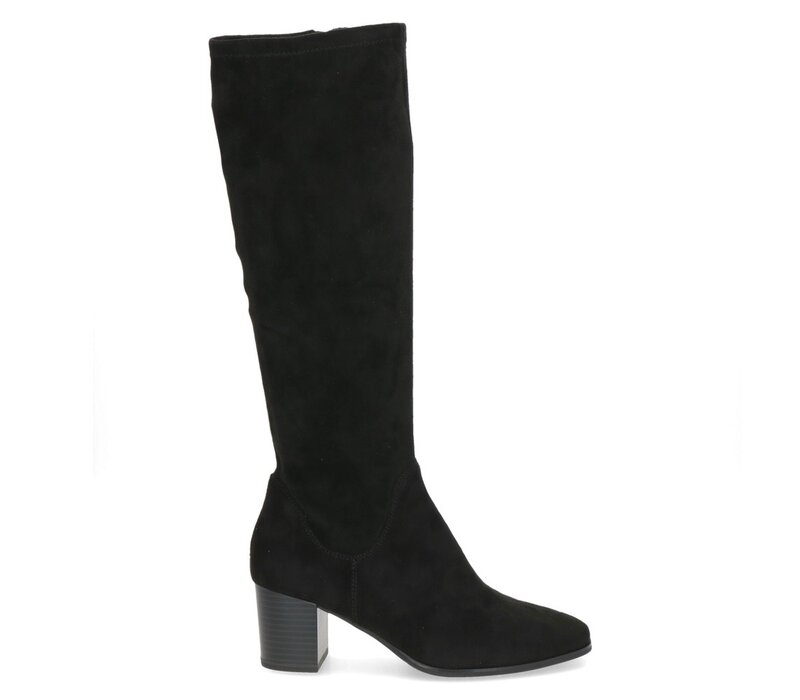 Caprice 25503 Black Stretch Boots 6cm Heel