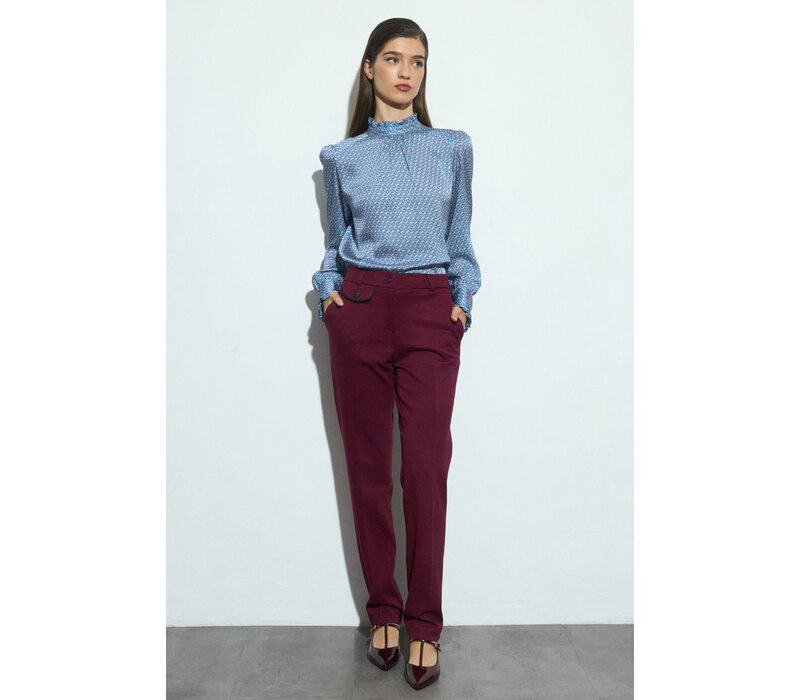 Bariloche VELLICA Wine Straight Leg Pants