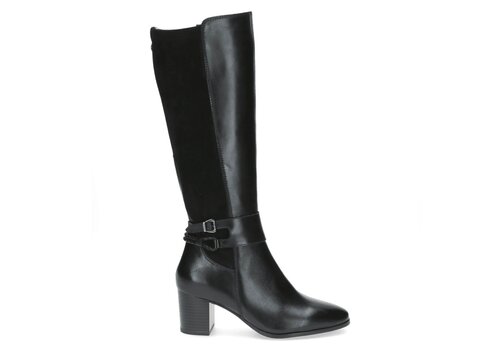 Caprice Boots Caprice 25501 Black stretch Boot 6cm Heel