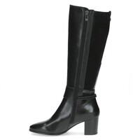 Caprice 25501 Black stretch Boot 6cm Heel