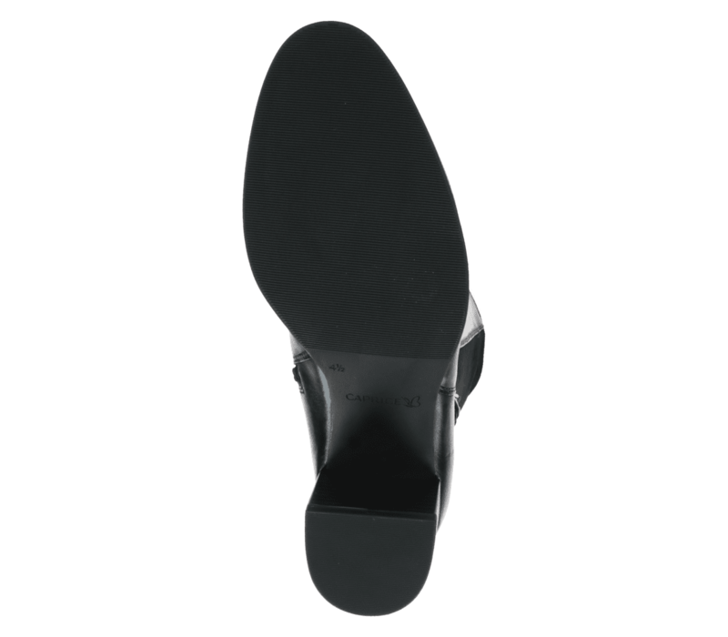 Caprice 25501 Black stretch Boot 6cm Heel