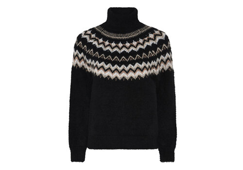 Micha A/W Micha 179 159 Black/Camel Nordic Knit