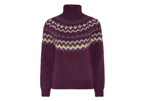 Micha A/W Micha 179 159 Plum/Multi Nordic Knit