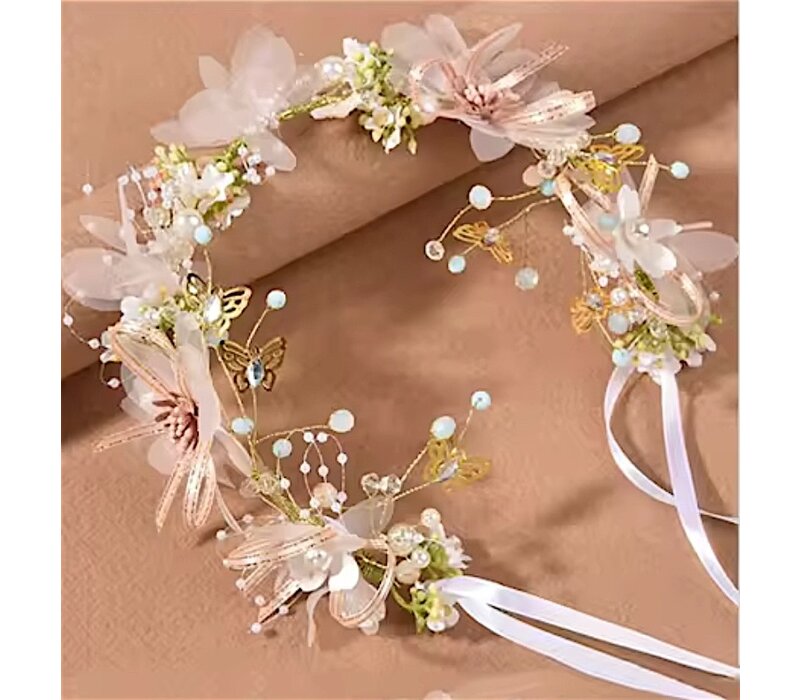 GF0020 multicolour Floral Headdress