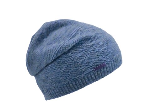 Seeberger Seeberger 019698 Blue Knit Headsock