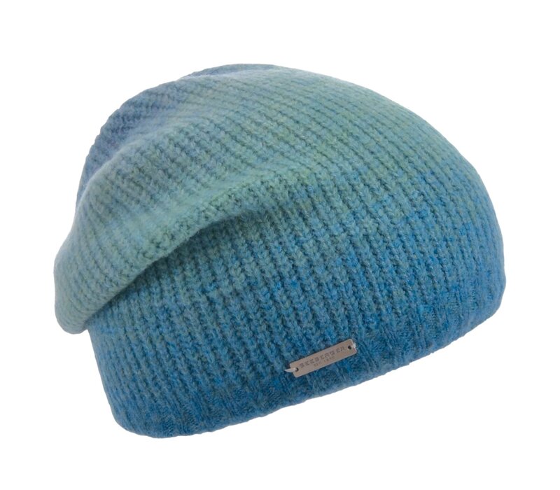 Seeberger 019648 Mint/Jeans Knit Headsock