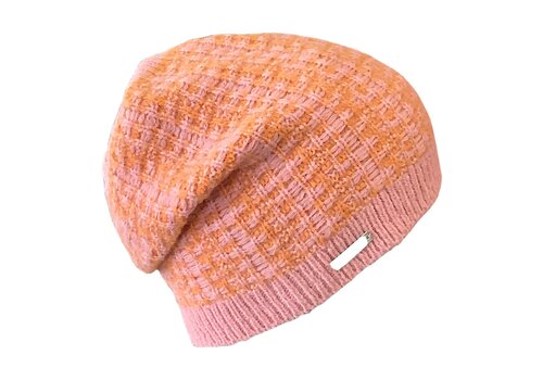 Seeberger Seeberger 019677 Pink/Peach Knit Headsock