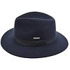 Seeberger 070425 Navy Woolfelt Fedora