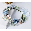 Footprints GF0022 Blue Multi Floral Headdress