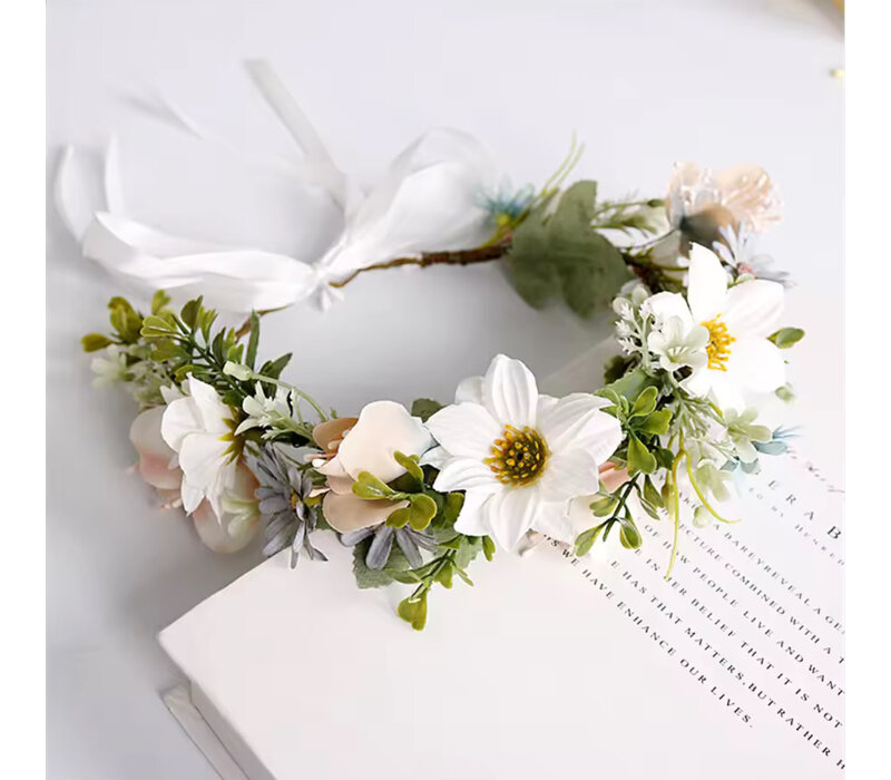 GF0024 Pastel Floral Headdress