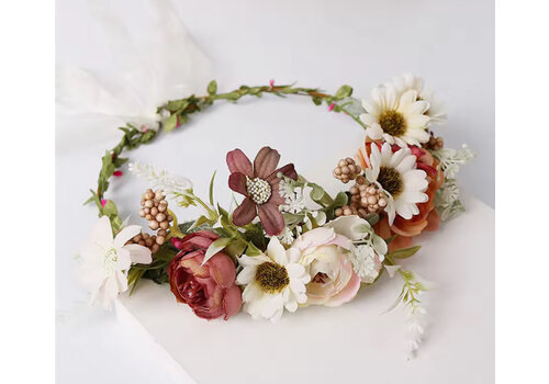 Footprints GF0026 Big Multi Floral Headdress