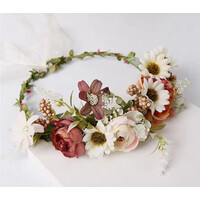 GF0026 Big Multi Floral Headdress