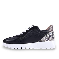 Wonders A-2495 Black Multi Sneakers