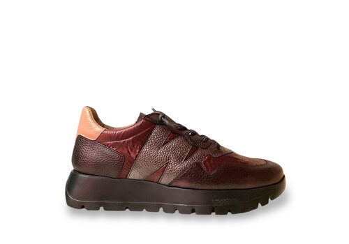 Wonders Wonders A-2491 Wine Multi Sneakers