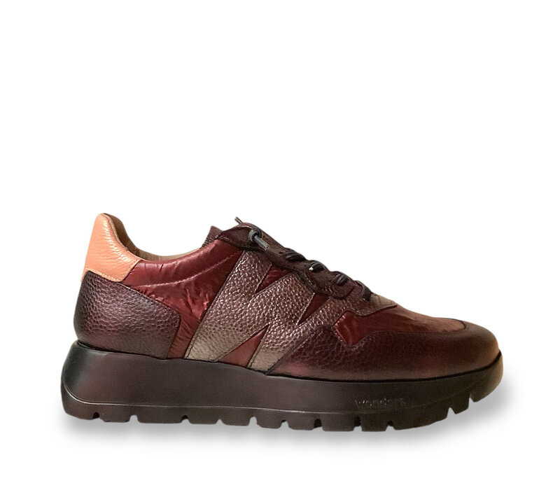 Wonders A-2491 Wine Multi Sneakers