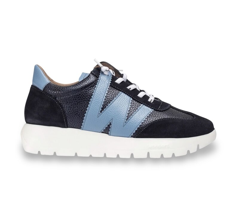 Wonders A-2476 Navy multi Sneakers
