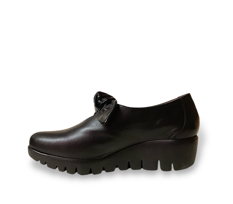 Wonders C-33159 Black Softee Slip-on