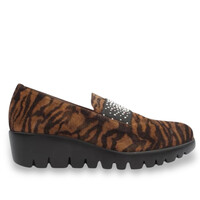 Wonders C-33158 Zebra Print Slip-on