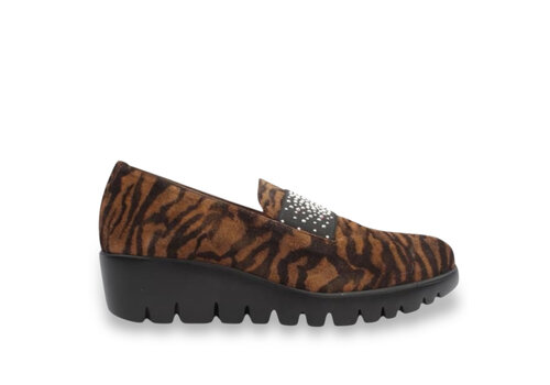 Wonders Wonders C-33158 Zebra Print Slip-on